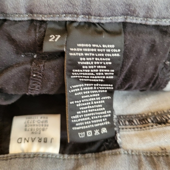 J Brand Gray Zion Crop Bootcut Denim Jeans Size 27 - Picture 7 of 8